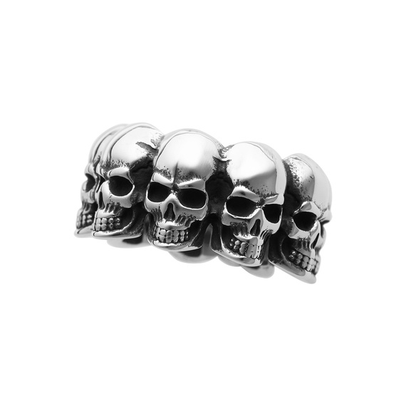 obrączka SKULLS