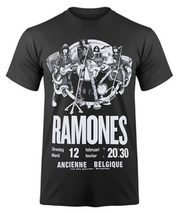 koszulka RAMONES - BELGIQUE ekologiczna
