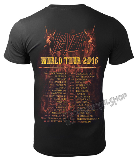 koszulka SLAYER - REPENTLESS EAGLE TOUR 2016