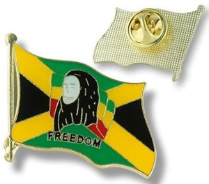 przypinka BOB MARLEY - FREEDOM
