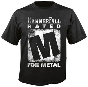koszulka HAMMERFALL -  RATED M FOR METAL