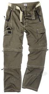 spodnie TREKKING oliwkowe