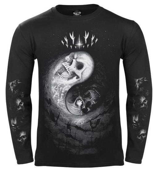 longsleeve YIN YANG SKULLS