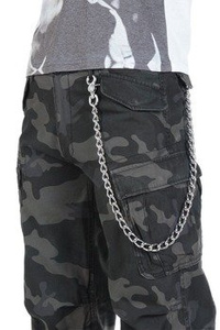 gruby łańcuch do kluczy/portfela (75 cm) z karabińczykiem NR 2