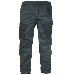 spodnie bojówki YAKUZA PREMIUM - black grey