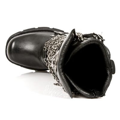 buty damskie ITALI NEGRO, PLANING NEGRO 8 ACERO [M-1017-C1]