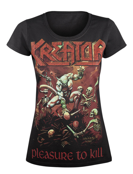 bluzka damska KREATOR - PLEASURE TO KILL (TRACKLIST)
