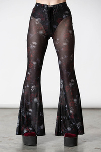 spodnie dzwony KILLSTAR - SPIRALA