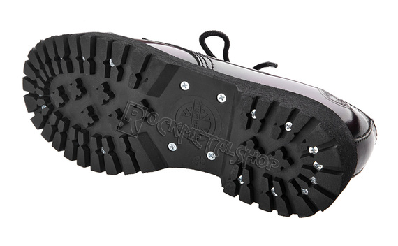 glany NEVERMIND - BORDOWE PRZECIERANE (3 dziurki) polerowane