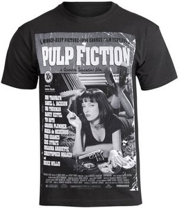 koszulka PULP FICTION - POSTER czarna