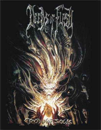 naszywka DEEDS OF FLESH - CROWN OF SOULS