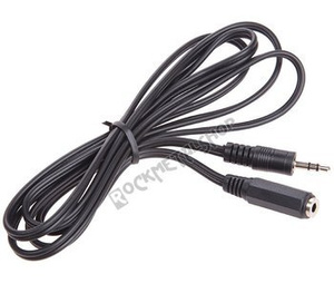 przedłużacz mały JACK STEREO 3,5 mm wtyk-gniazdo MF / 1,5 m