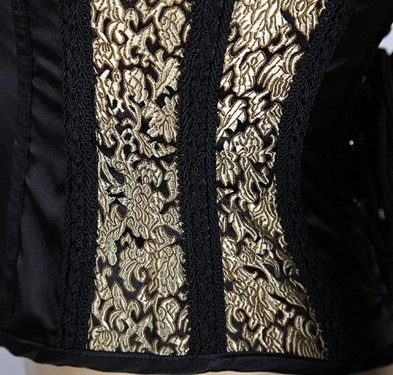 gorset LIVING DEAD SOULS (BLACK) (CR7017) 