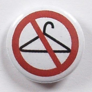 przypinka HANGER PROHIBITION