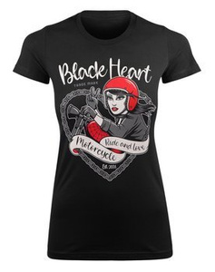 bluzka damska BLACK HEART - BIKE GIRL