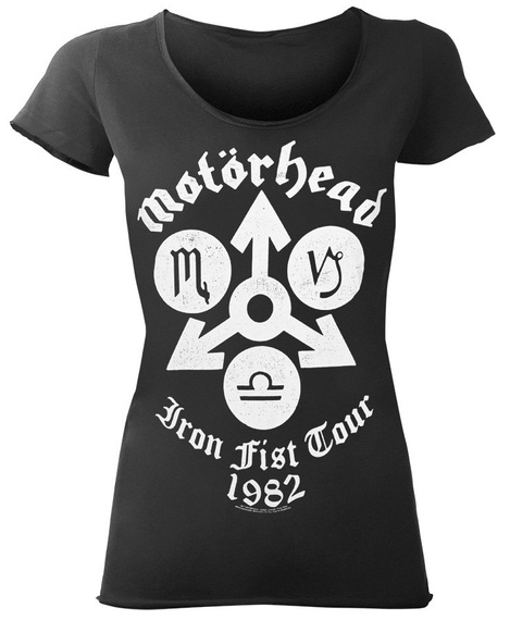 bluzka damska MOTORHEAD - IRON FIST ciemnoszara