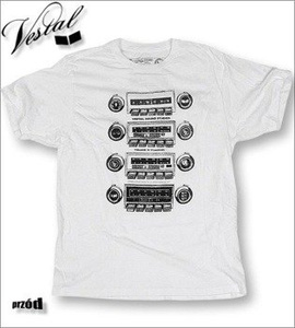 koszulka VESTAL - CAR RADIO (WHITE)