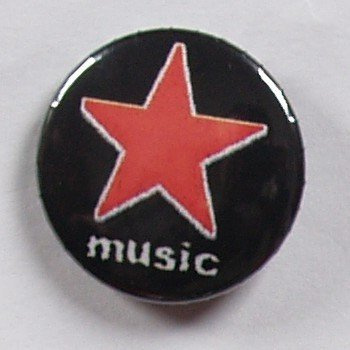 przypinka MUSIC