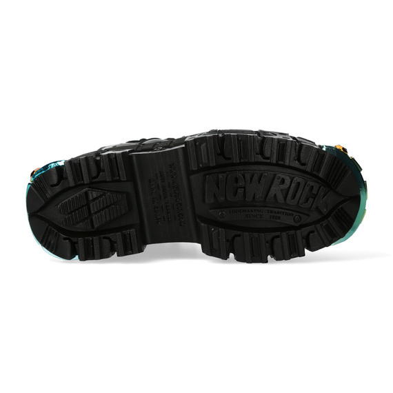 buty NEW ROCK CRUST NEGRO, TANK CASCO NEGRO POWER MULTI , puntera y trasera [M-WALL106-S23]
