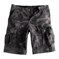 spodnie bojówki krótkie US VINTAGE SHORSTS PREWASH DARKCAMO