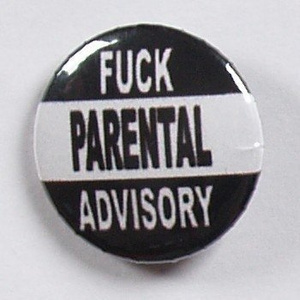 przypinka FUCK PARENTAL ADVISORY