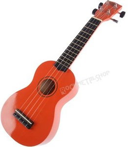ukulele sopranowe KORALA pomarańczowe + pokrowiec