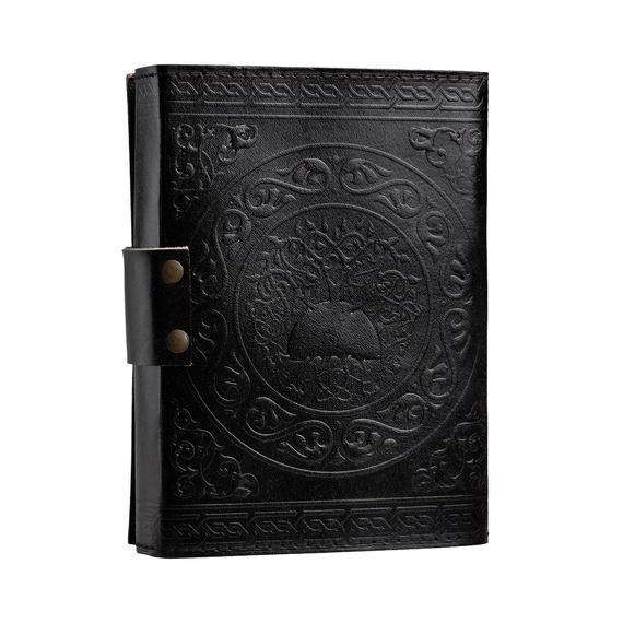 notes/zeszyt w skórzanej oprawie PENTAGRAM