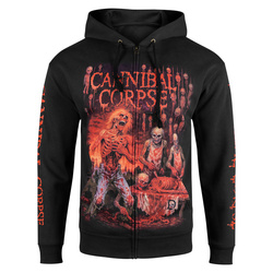 bluza CANNIBAL CORPSE - BUTCHERED rozpinana z kapturem