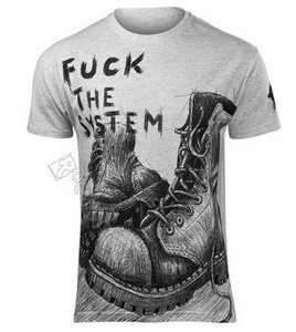 koszulka GLANY, szary melanż