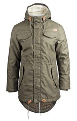 kurtka MARSH LAKE TEDDYPARKA MEN olive, USZKODZONA