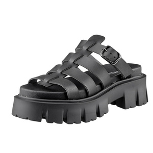 klapki damskie ALTERCORE czarne (SKELTA VEGAN BLACK)