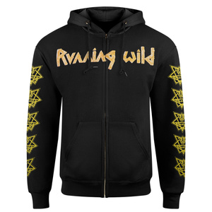 bluza RUNNING WILD - UNDER JOLLY ROGER rozpinana z kapturem
