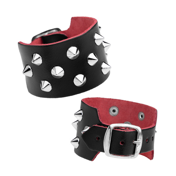 pieszczocha 3-rzędowa CONE STUD BLACK  
