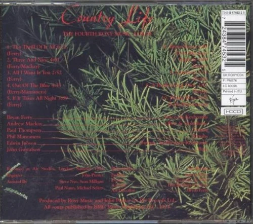 ROXY MUSIC: COUNTRY LIFE (CD) REMASTERED
