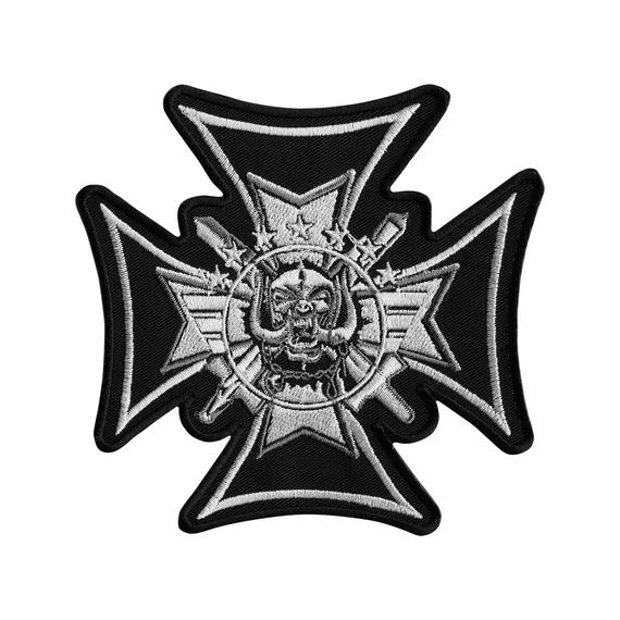 naszywka termiczna MOTORHEAD - CROSS WHITE