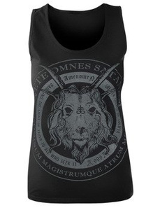 bluzka damska AMENOMEN - CHURCH OF SATAN na ramiączkach (OMEN053DAR)