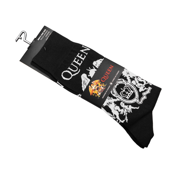 skarpetki QUEEN - WHITE CREST