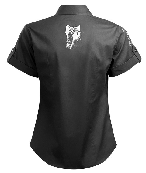 koszula damska AMENOMEN - PURE EVIL (OMEN004D1/4) krótki rękaw