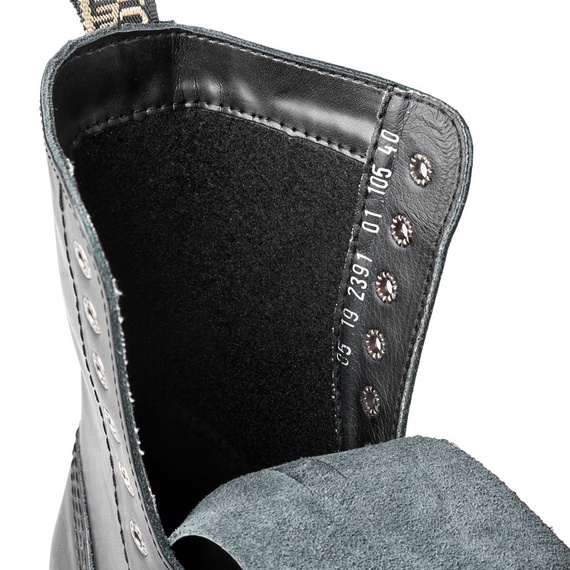 glany STEEL - BLACK (10 dziurek) ocieplane OC (polar)