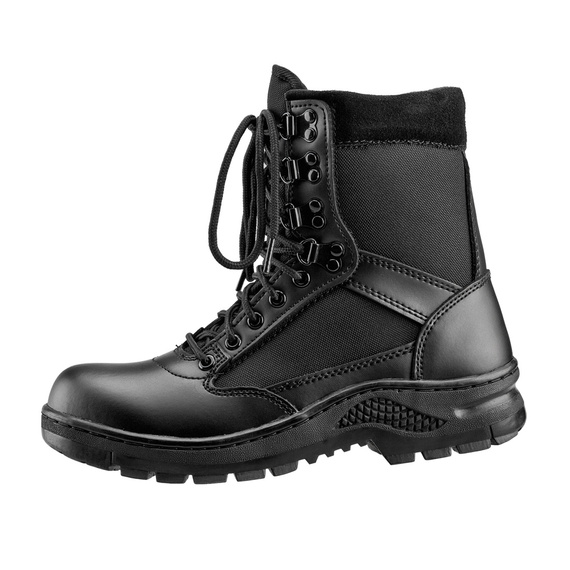 obuwie taktyczne SECURITY BOOT 9-cio dziurkowe CZARNE