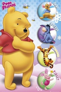 plakat WINNIE THE POOH - AND FRIENDS