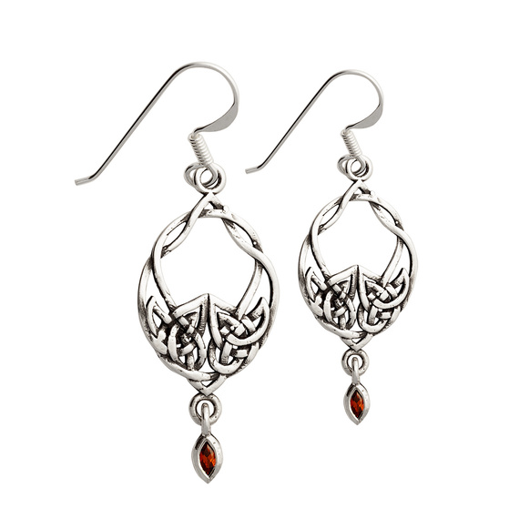 kolczyki CELTIC KNOT, srebro 925 para