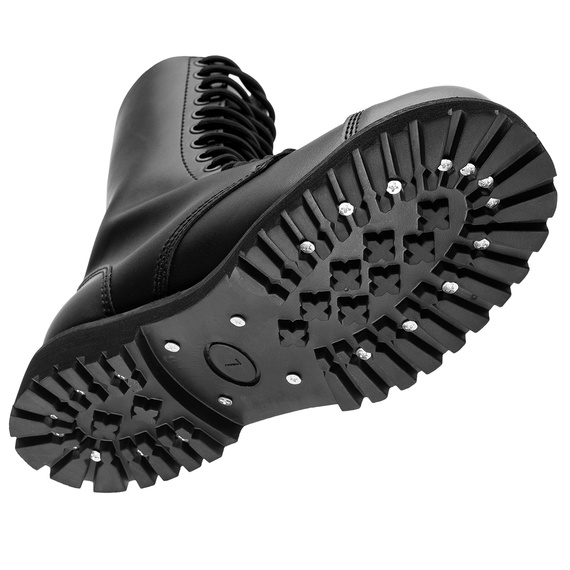 glany BRANDIT - VEGANTOM (14 dziurek - CZARNE), USZKODZONE