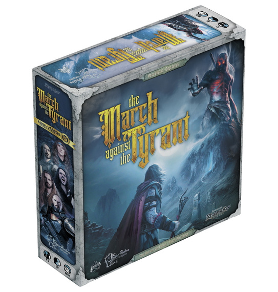 gra planszowa THE MARCH AGAINST THE TYRANT - AN ADVENTURE WITH RHAPSODY OF FIRE