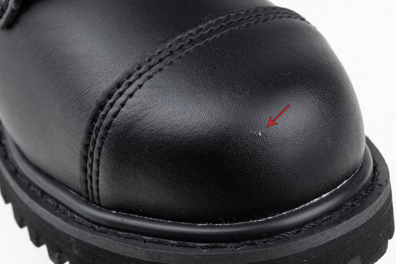 glany BRANDIT - VEGANTOM (14 dziurek - CZARNE), USZKODZONE