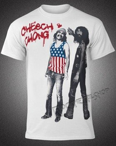 koszulka CHEECH AND CHONG - USA FLAG