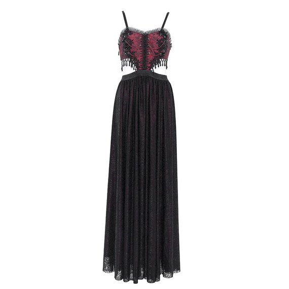 suknia DEVIL FASHION - RED AND BLACK GOTHIC SEXY