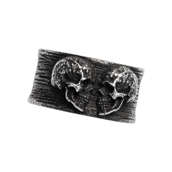 obrączka SKULLS
