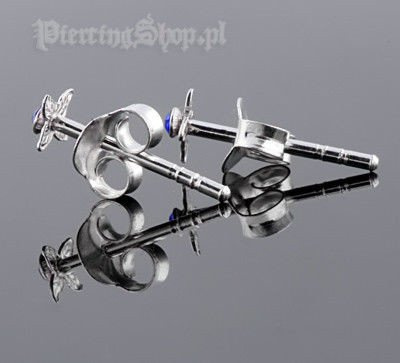 kolczyki do uszu KWIATEK NIEB