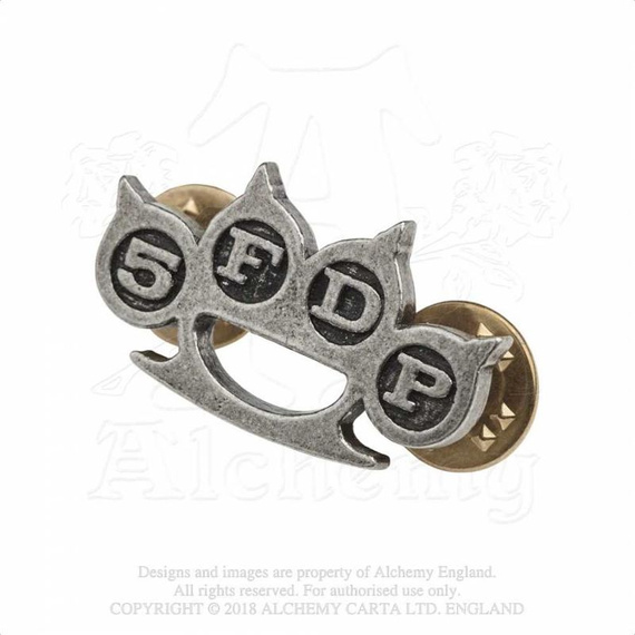 przypinka FIVE FINGER DEATH PUNCH - 5FDP KNUCKLE DUSTER
